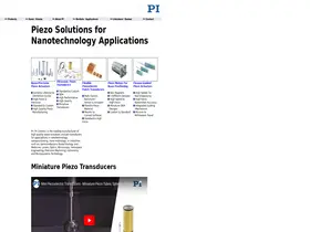 Preview of  piezo-nanotechnology.com