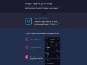 Preview of  pingtest.net