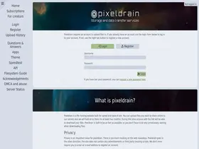 Preview of  pixeldrain.com