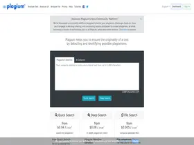 Preview of  plagium.com