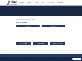 Preview of  planoparks.org