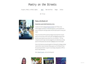 Preview of  poetryonthestreets.com