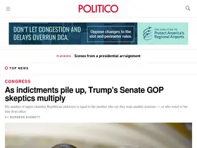 Preview of  politico.com