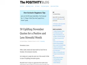 Preview of  positivityblog.com