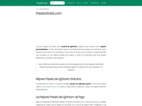 Preview of  presetsgratis.com