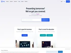 Preview of  prezi.com