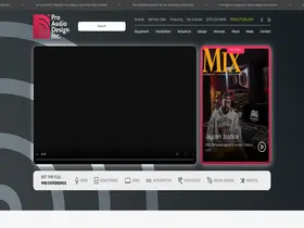 Preview of  proaudiodesign.com