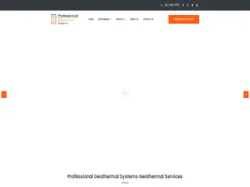 Preview of  professionalgeothermalsystems.com