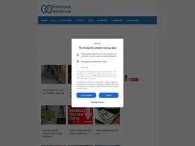 Preview of  professionaltutorial.com