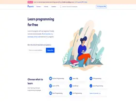 Preview of  programiz.com