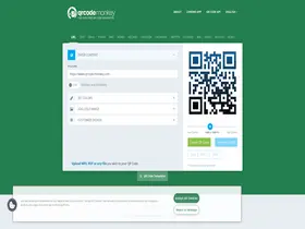 Preview of  qrcode-monkey.com