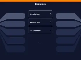 Preview of  quieroleer.com.ar