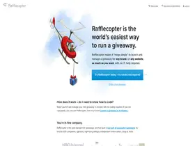 Preview of  rafflecopter.com