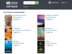 Preview of  readanybook.com