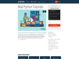 Preview of  realpython.com