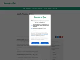 Preview of  relaxationathome.com