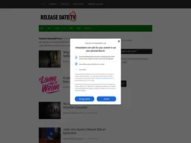 Preview of  releasedatetv.com