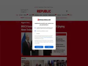 Preview of  republicworld.com