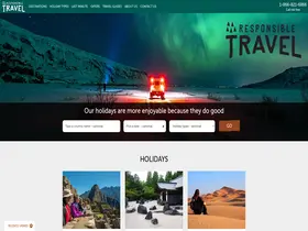 Preview of  responsibletravel.com