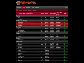 Preview of  returndates.com