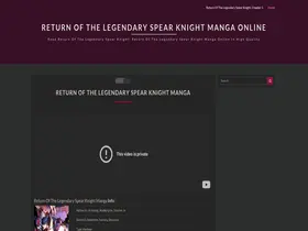 Preview of  returnofthelegendaryspearknight.online