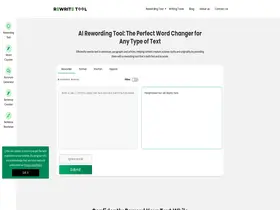 Preview of  rewritetool.net