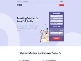 Preview of  rewritingservices.net