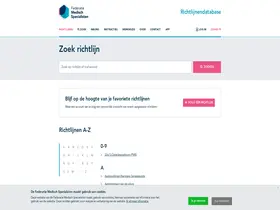 Preview of  richtlijnendatabase.nl