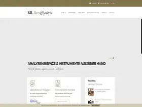Preview of  rjl-microanalytic.de