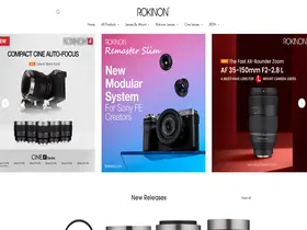 Preview of  rokinon.com