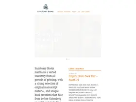 Preview of  sanctuaryrarebooks.com