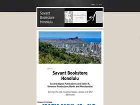 Preview of  savantbookstorehonolulu.com