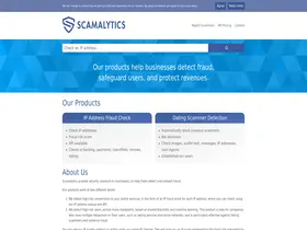 Preview of  scamalytics.com