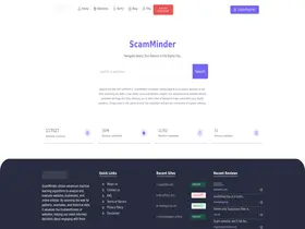 Preview of scamminder.com
