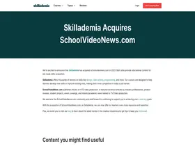 Preview of  schoolvideonews.com