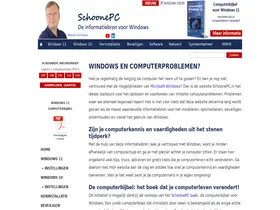 Preview of  schoonepc.nl