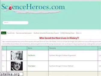 Preview of  scienceheroes.com