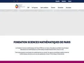 Preview of  sciencesmaths-paris.fr