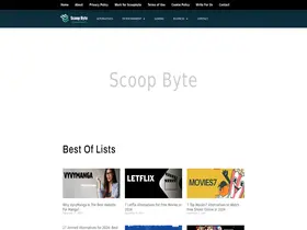 Preview of  scoopbyte.com