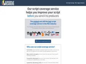 Preview of  screenplayreaders.com