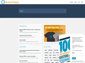 Preview of  screenwriting.io