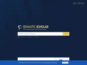 Preview of  semanticscholar.org