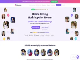 Preview of  shecodes.io