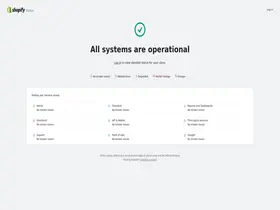 Preview of  shopifystatus.com