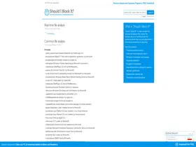 Preview of  shouldiblockit.com