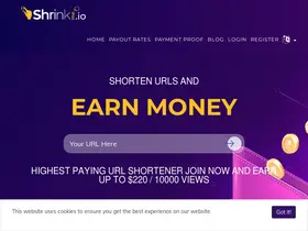 Preview of  shrinkme.io