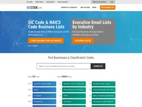 Preview of  siccode.com