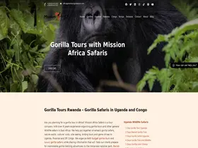 Preview of  silverbackgorillatours.com