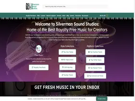 Preview of  silvermansound.com