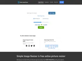 Preview of  simpleimageresizer.com